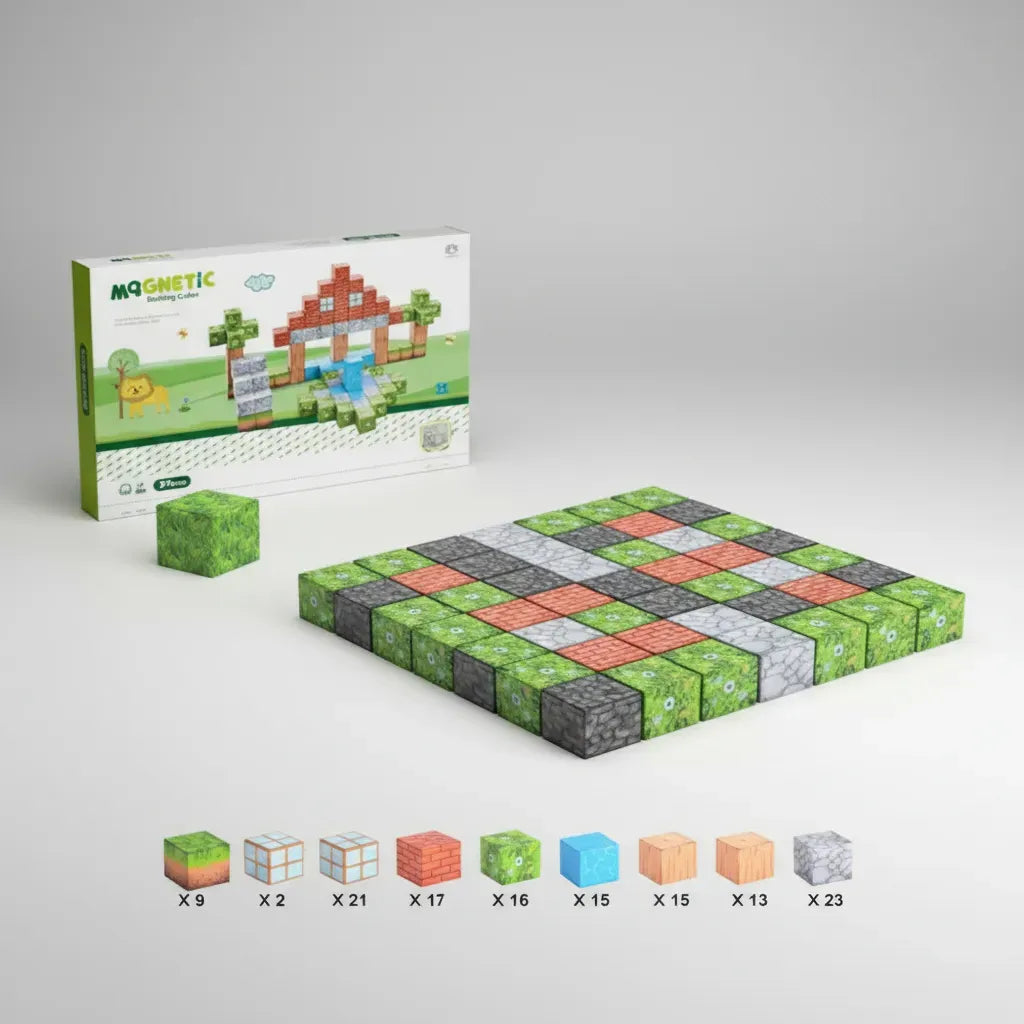 Bloques Magnéticos Cubos Steam Minecraft Shine 2960032