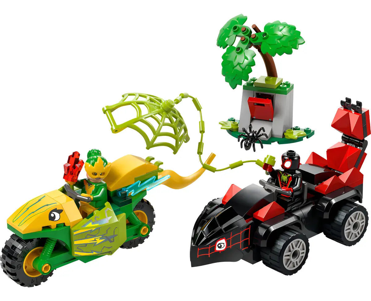 Lego Marvel: Spin y Electro Vehículos Dinosaurio 11198