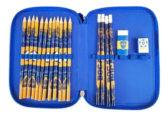 Cresko Cartuchera PVC Boca Jr. 2P Sos Mi Vida BO447