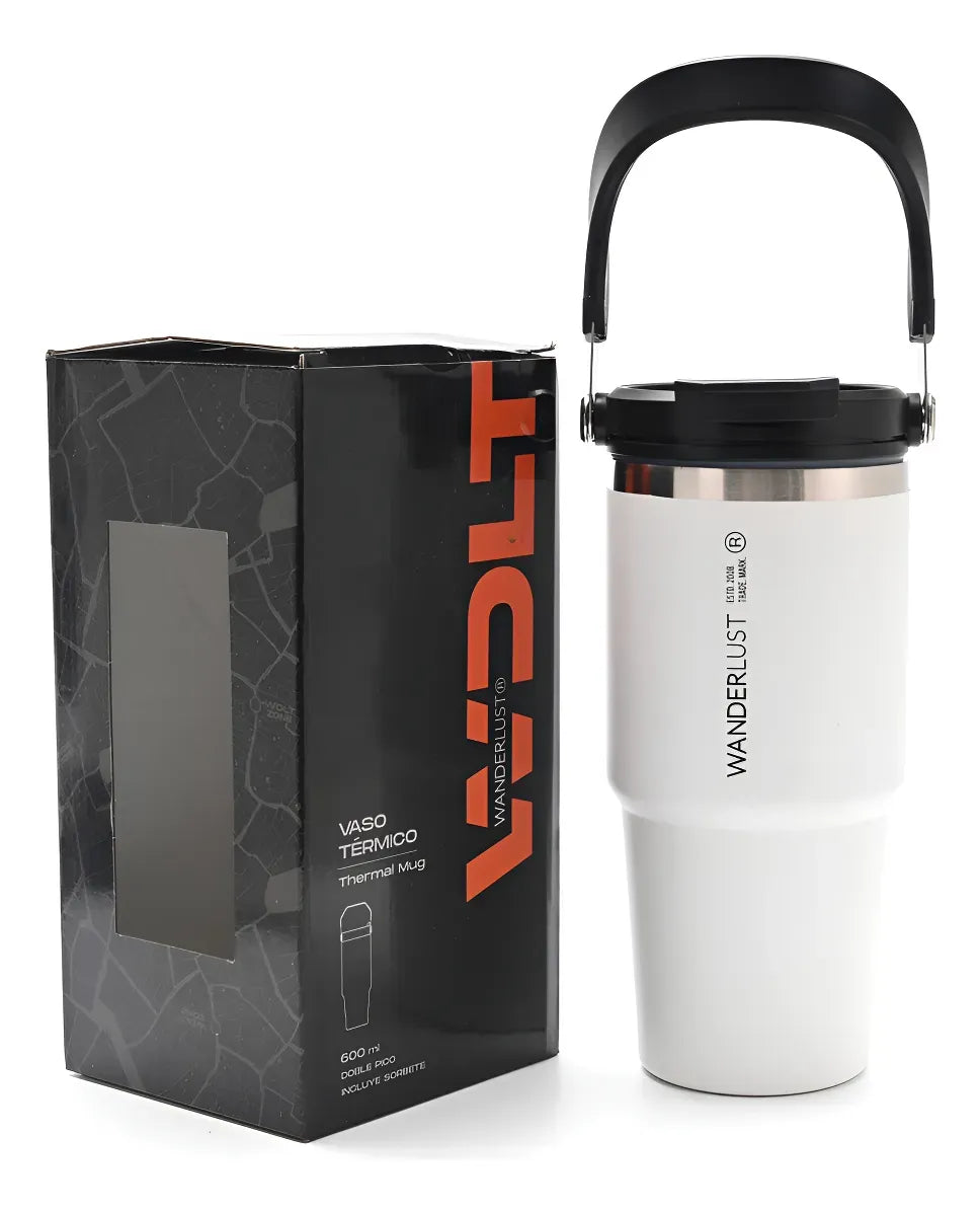 Vaso Termico Con Sorbete Y Pico 600ml 40609