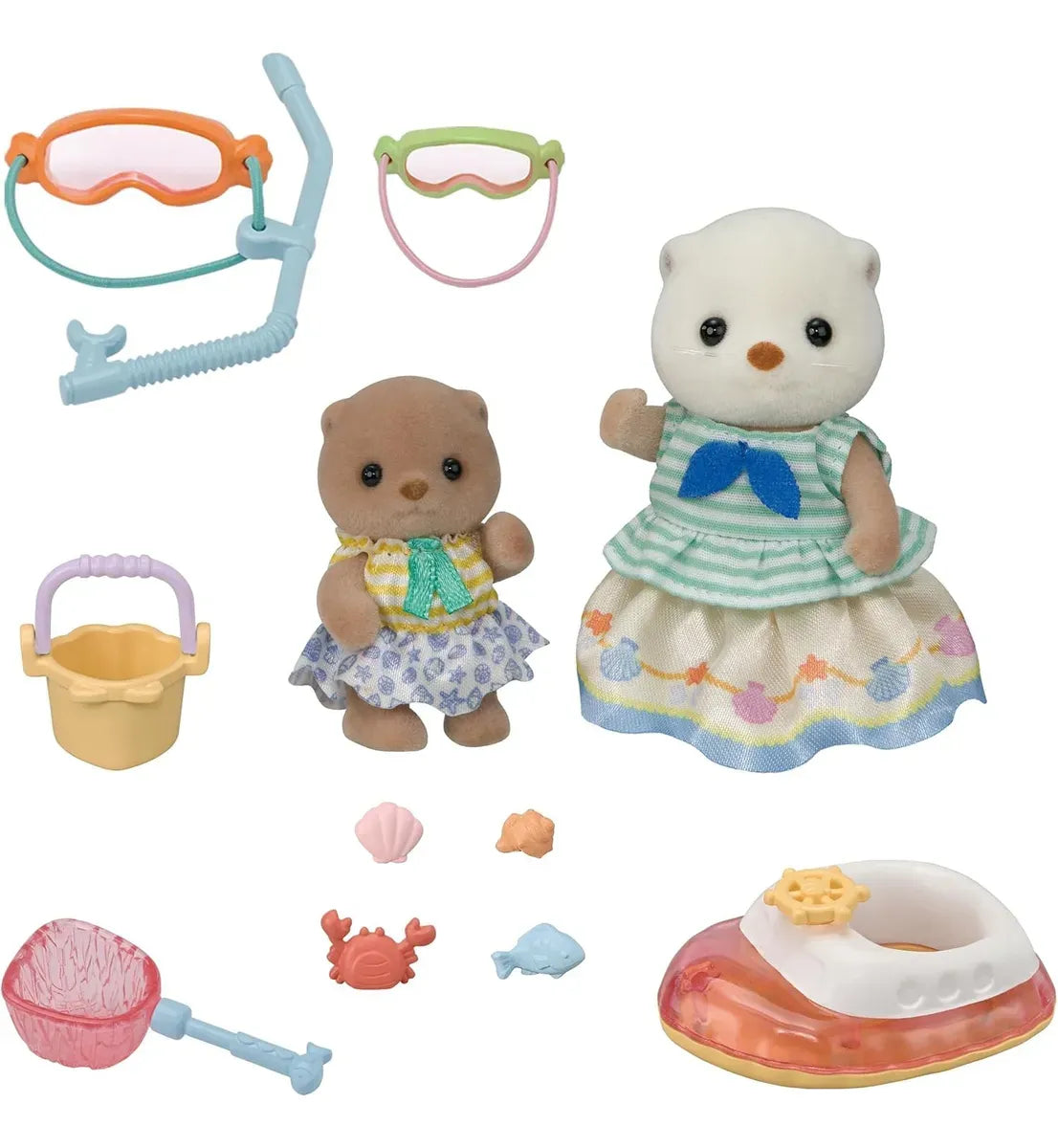 Sylvanian Families Set Hermanas Nutria Marina 5804