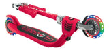 Globber Monopatin Flow Foldable Junior Lights Red 870-102