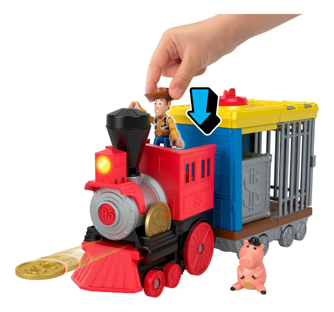 Imaginext Toy Story Set de Juego Set de Tren de Woody JLC38