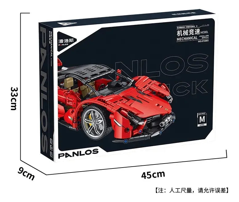 Panlos Brick Super Racing Coche Carrera 1437 Pzs 2790956
