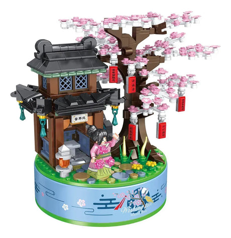 Panlos Bricks Caja Musical Casa Del Árbol Sakura 660pzs 2268201