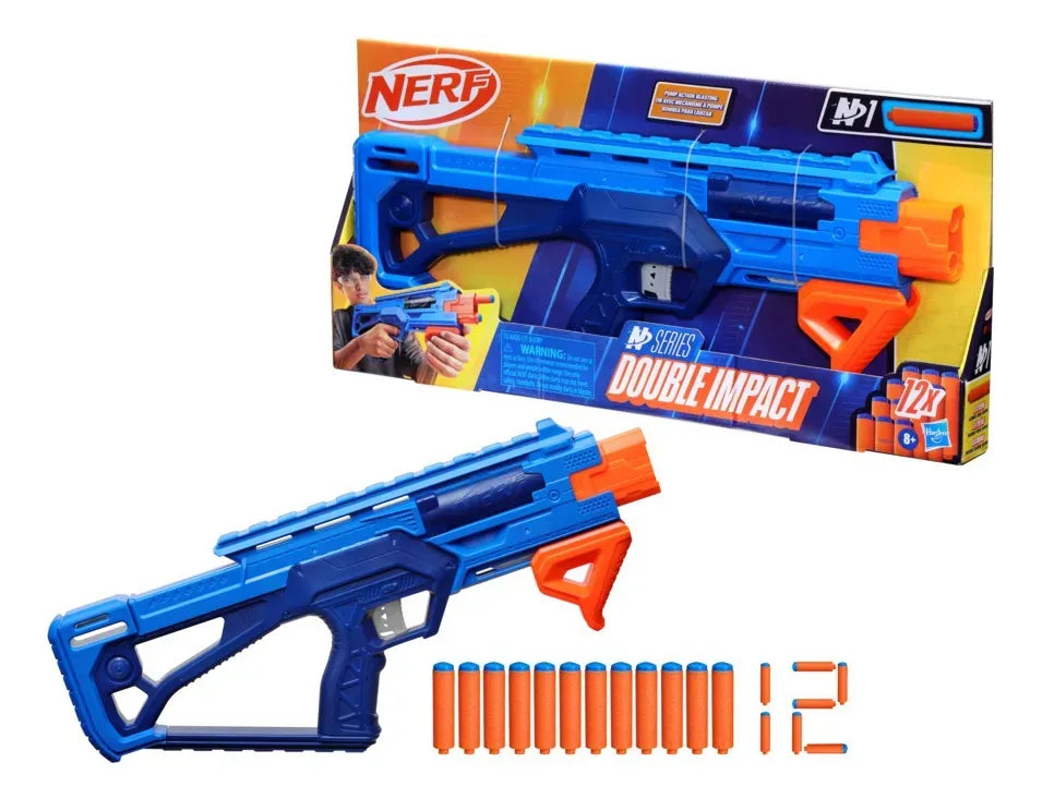 Nerf Pistola N Series Double Impact G0880