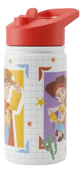 Botella Infantil Acero Inoxidable 400ml Toy Story Dts8349 Blanco