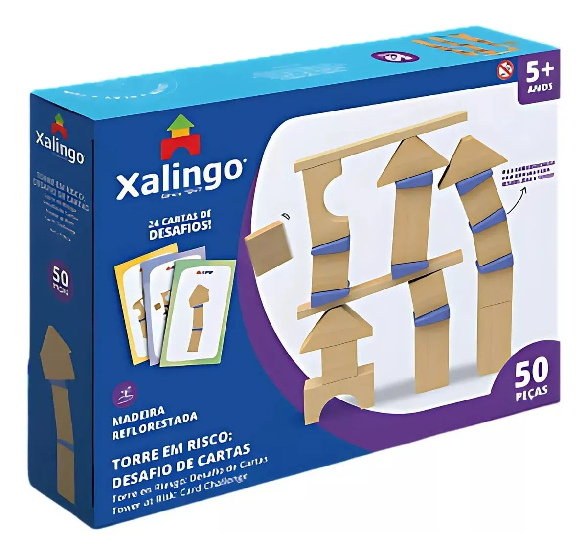 Torre En Riesgo: Desafiio de Cartas 50pzs 0996780.9