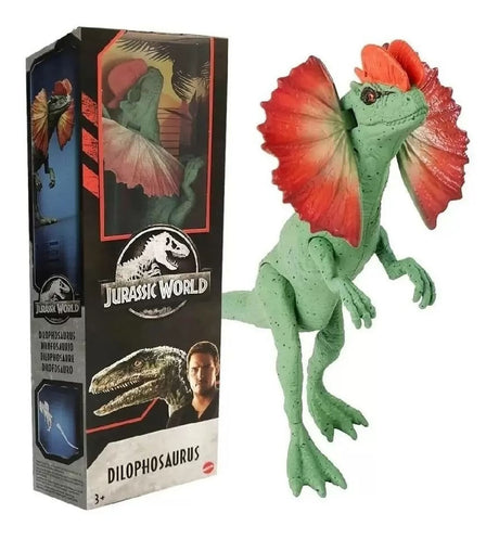 Jurassic World Figura Basica Dilophosaurus Fvl38 Mattel