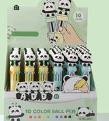 Lapicera Brillitos x10 Colores Panda KL1359