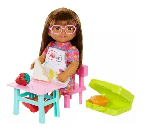 Muñeca Little Mommy Mi Primer Dia De Escuela Mattel Hbj58