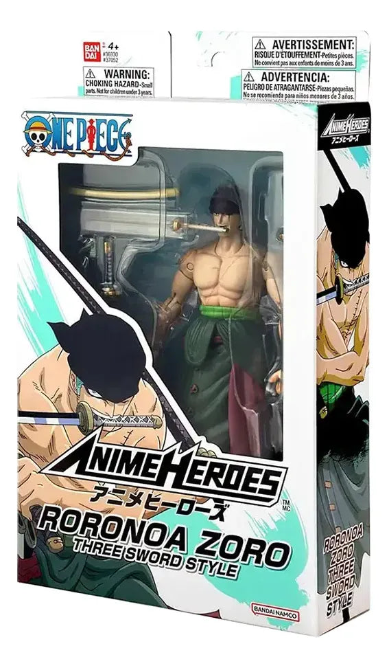 Anime Heroes One Piece Roronoa Zoro Three Sword Style 36930/37052