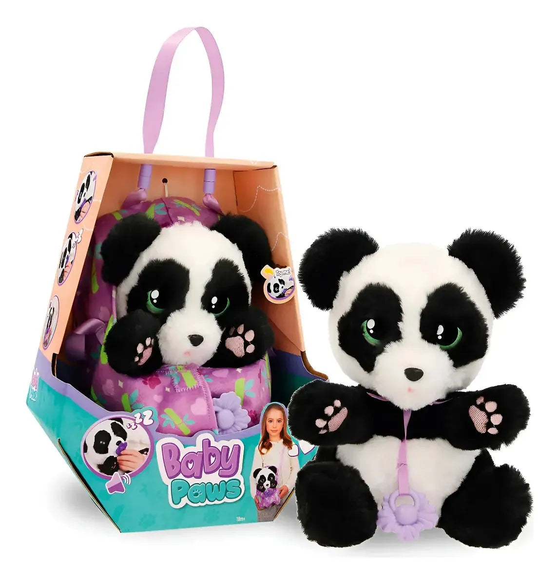 Peluche Baby Paws Interactivo 22cm Animales 99791