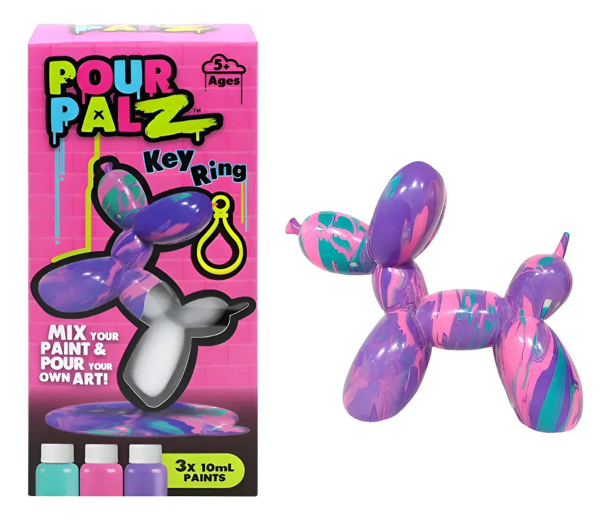 Mini Perro 8cm Clip On Para Pintar TMR006