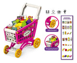 Carrito De Supermecado 44cm Con 60Pcs Rosa 2885345