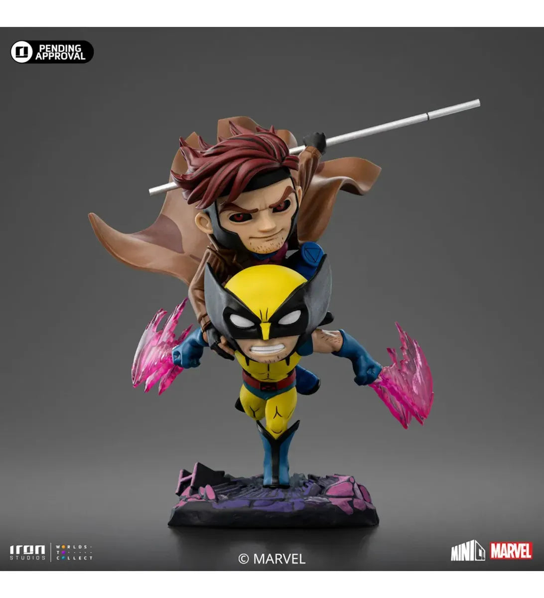 Iron Studios Minico Gambit and Wolverine - X-Men '97 MARCAS112124-MC