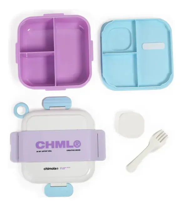 Chimola Lunch Box Inspire Purple & Light Blue BZ128