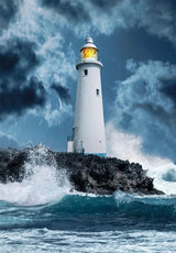 Clementoni Puzzle 1000pzs Faro en la tormenta 39828