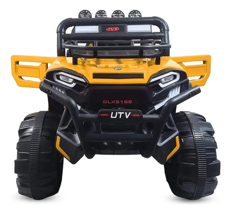 Auto A Bateria Jeep Todo Terreno Naranja DLX-6188
