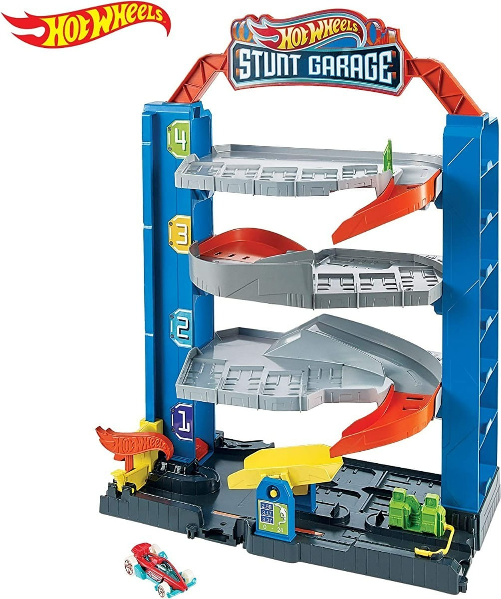 Hot Wheels Pista Stunt Garage Play Set Gnl70 Mattel
