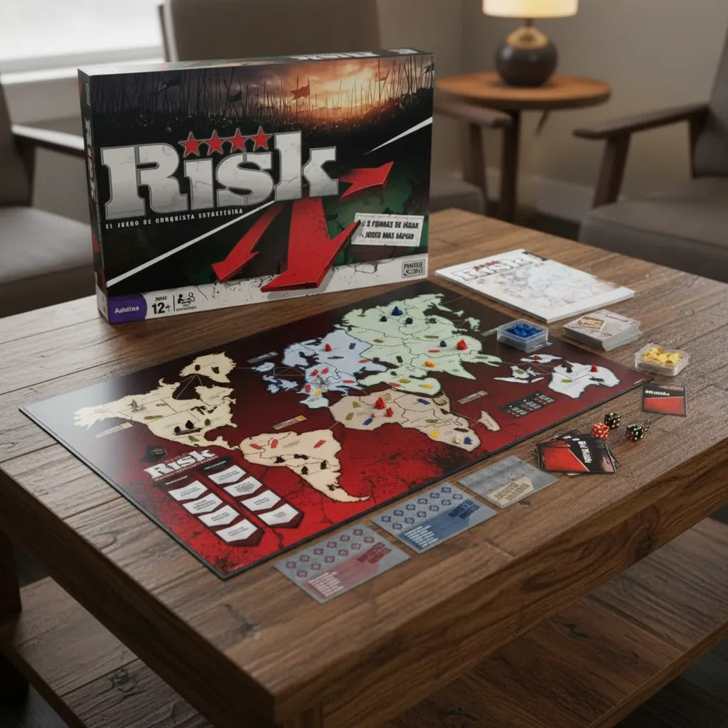 Juego De Mesa Risk Conquista Del Mundo B7404l460