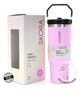 Skora Vaso termico rosa con pico de 900ml 37197