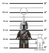 Lego Llavero Mandalorian Gris Star Wars Con Luz LGL-KE187H LE014