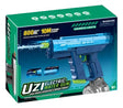 Pistola De Agua Uzi Con Luz Eléctrica Recargable AZUL KB1323