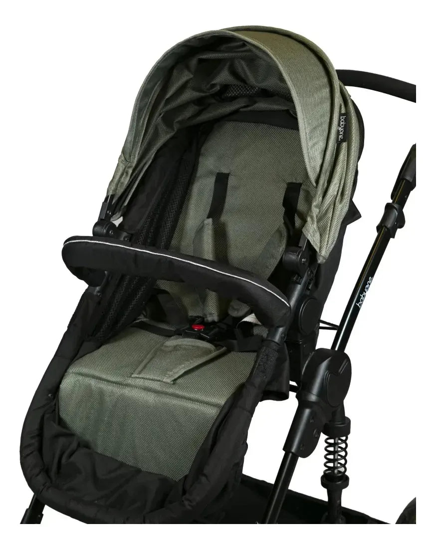 Baby One Coche Laika travel system con base color verde C BOTS-032S