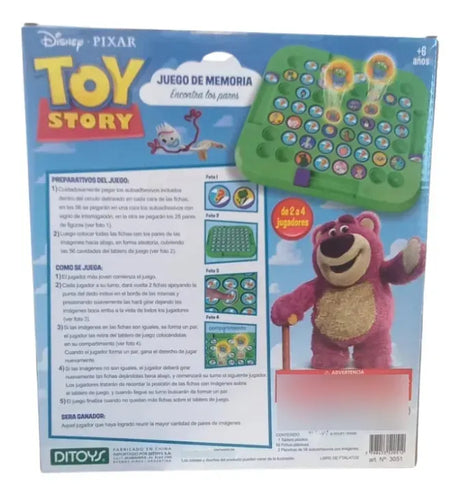 Toy Story Juego De Memoria 3051