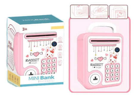 Mini Bank Caja Fuerte Rosa 2763658