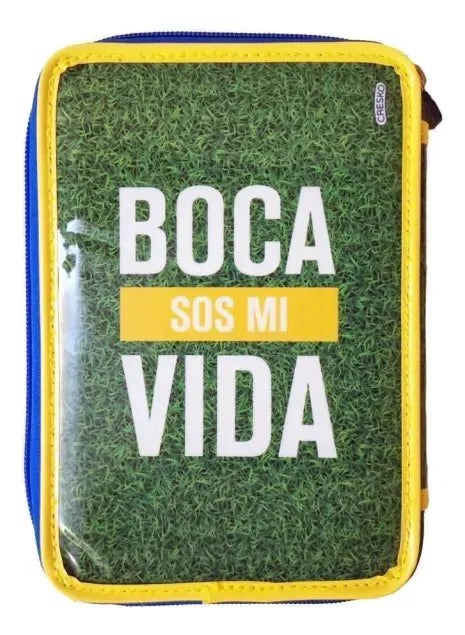 Cresko Cartuchera PVC Boca Jr. 2P Sos Mi Vida BO447