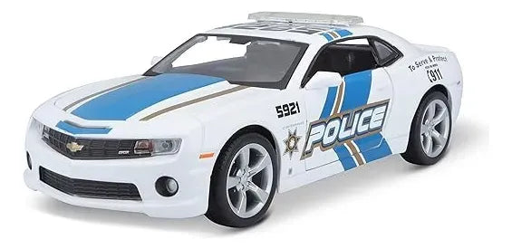 Maisto 1:24 Chevrolet Camaro SS Police 2010 Blanco 31208