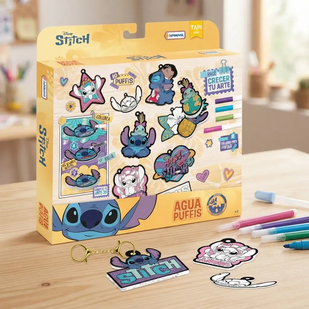 Set De Arte Agua Puffis Stitch DMD00197 - vista 5