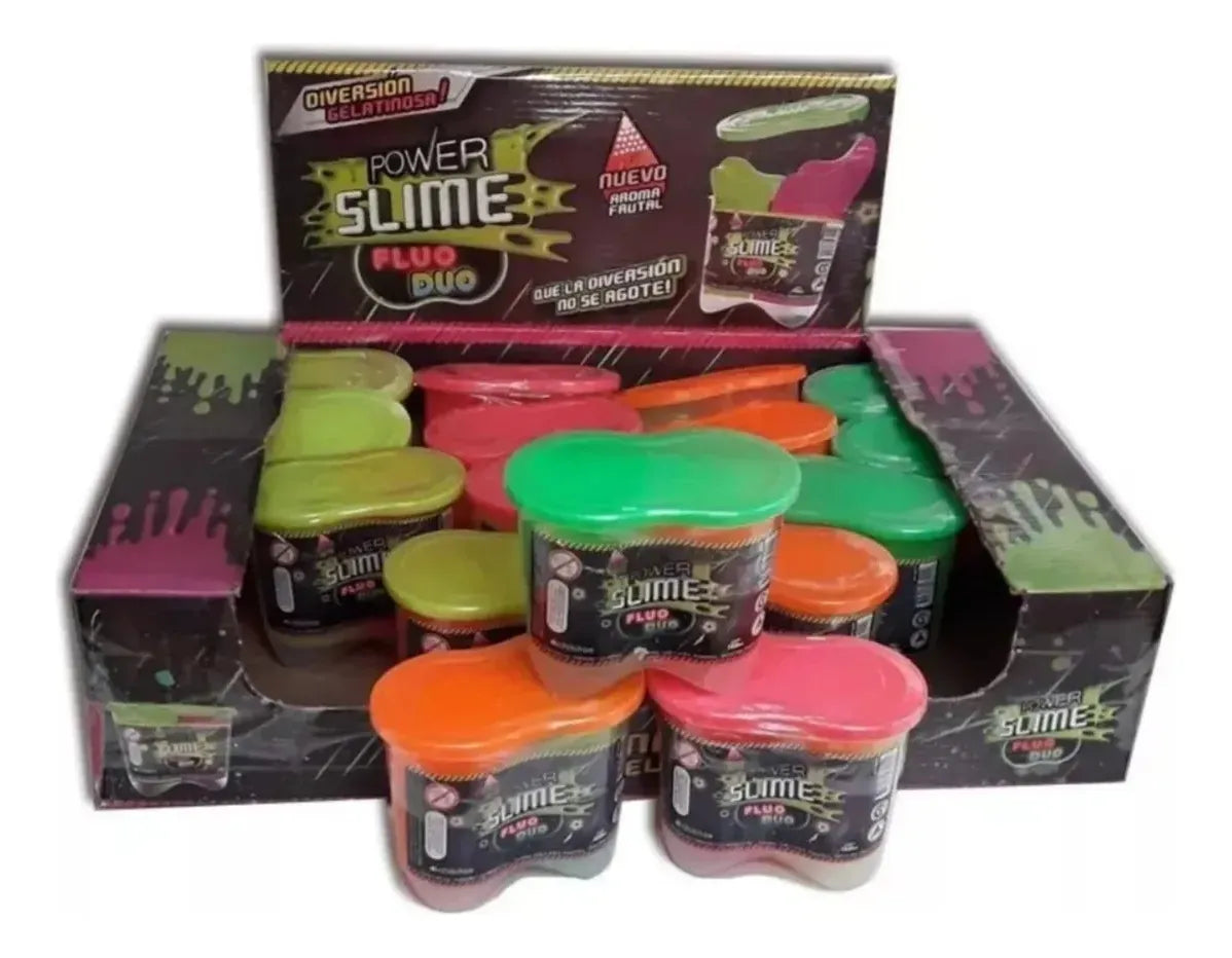 Power Slime Duo Colores Fluo J3242