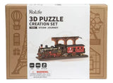 Robotime Puzzle 3d Tren De Vapor Tgs01 Rolife