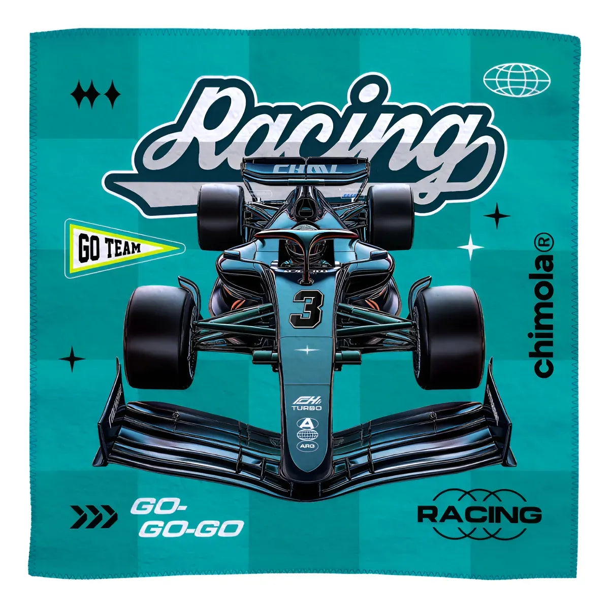 Chimola Toalla Pocket Racing Car ST91
