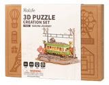 Robotime Puzzle 3d Tranvia Viaje De Sakura Tgs02 Rolife