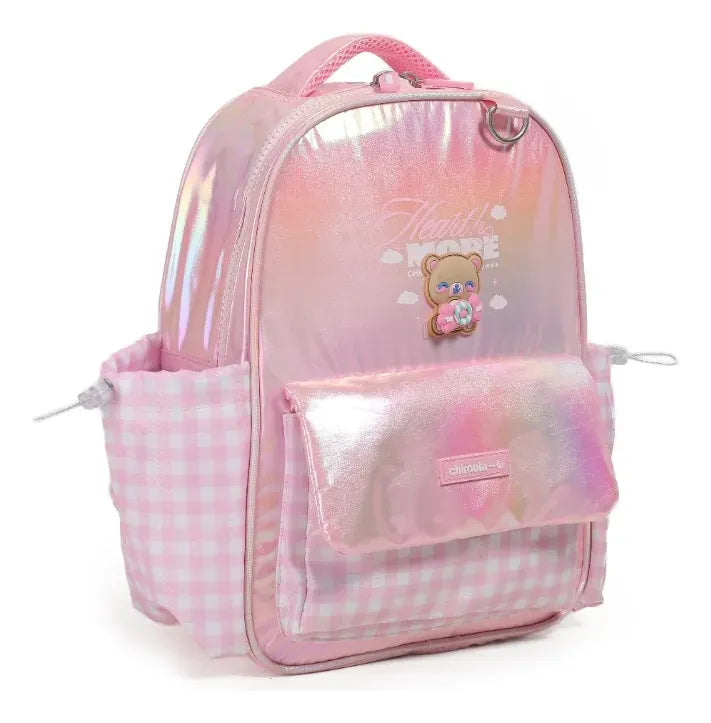 Chimola Mochila Espalda 14p Spin Bear Light Pink FS129
