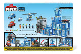 Zuru Max City Box Playset Police Headquarters 889 pzs83162 7645
