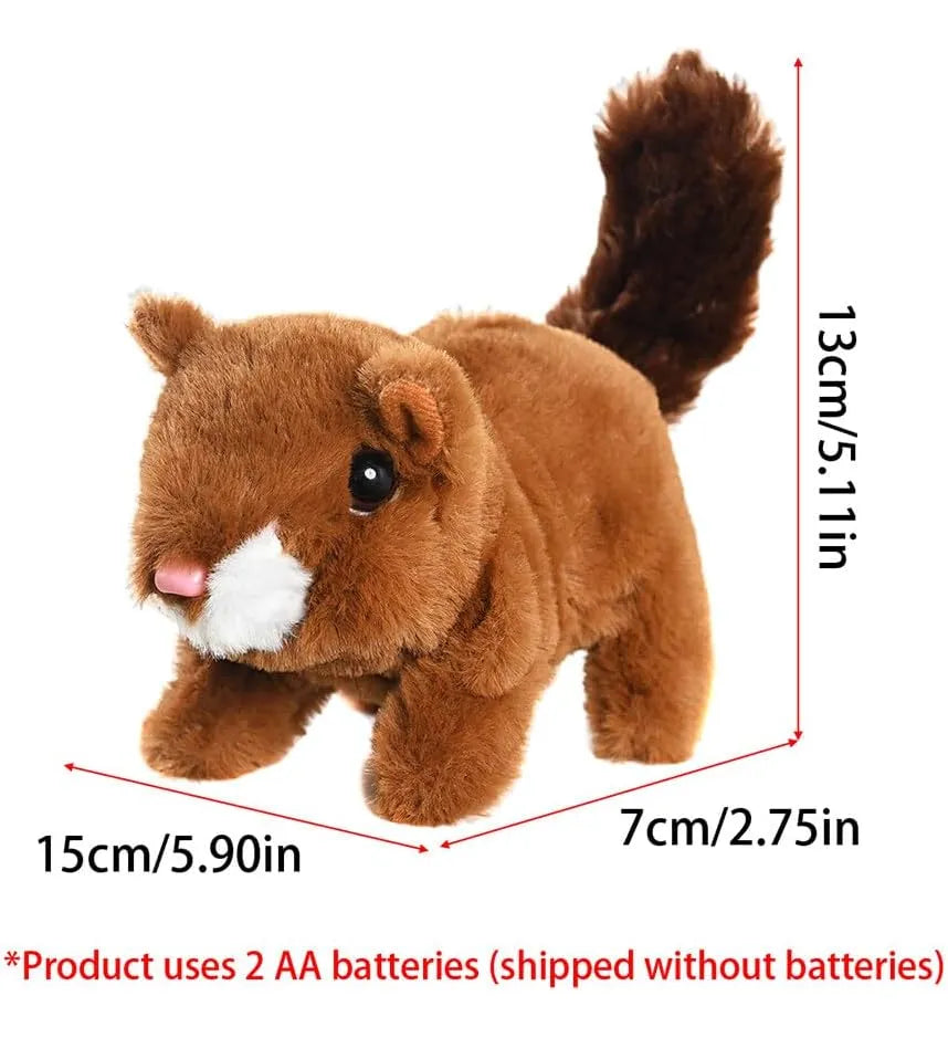 Ardilla de Peluche a Pila Shine KL264
