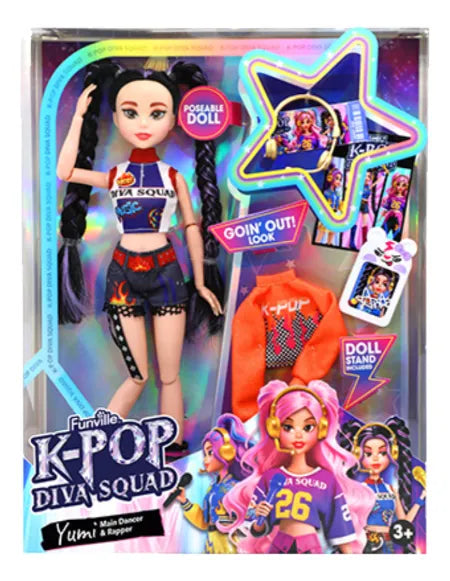 Kpop Diva Squad Muñeca Articulada 30cm Lad81157