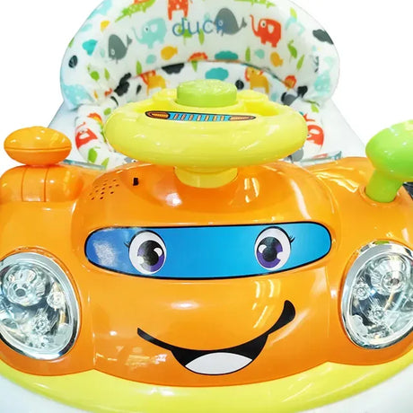 Duck Andador auto 3 En 1 c/Manija naranja 9802H