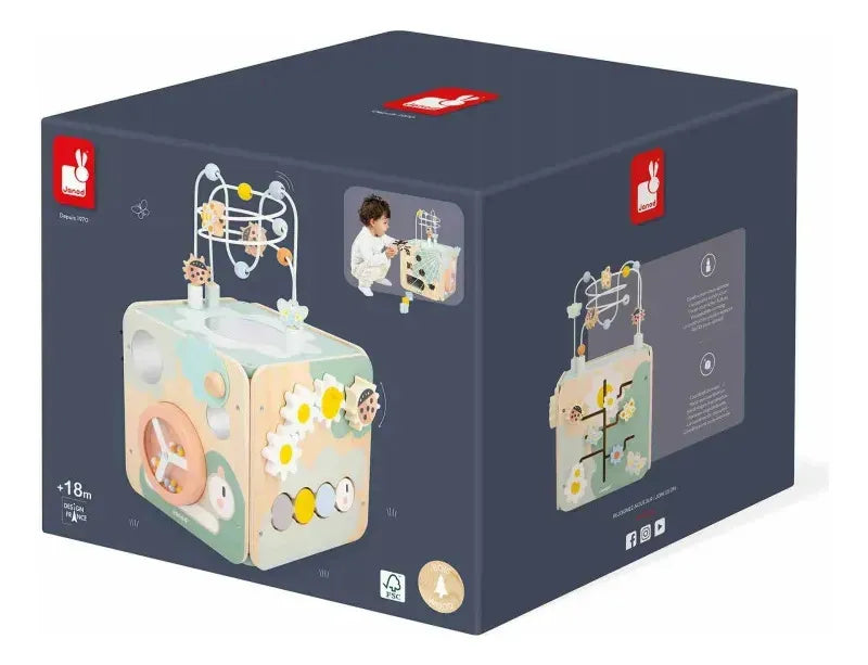 Janod Maxicubo Didáctico Multiactividad Sweet Cocoon J04060