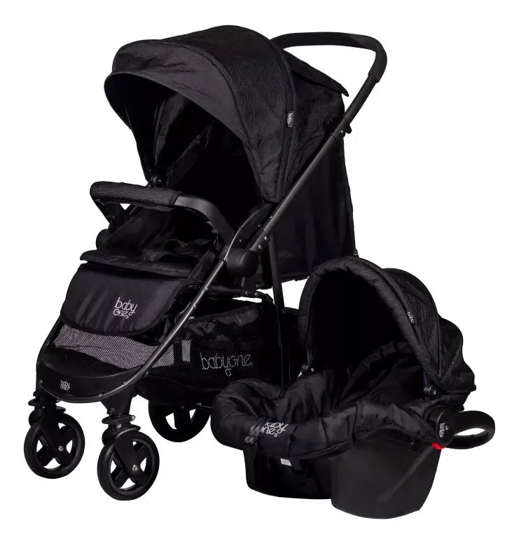 Baby One Roma Cochecito Travel System reversible handle negro BOTS-035