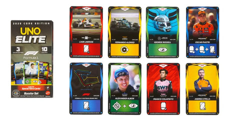 Booster Juego De Cartas UNO Elite Formula 1 JLV43