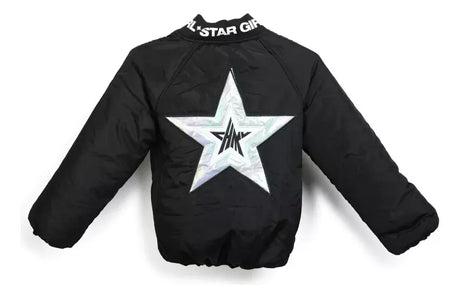 Chimola Campera Bomber Star Talle 6 Black J05