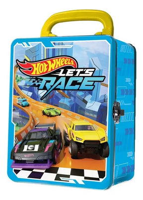 Hot Wheels Lata Guardacoches Azul Hwcc2-24c