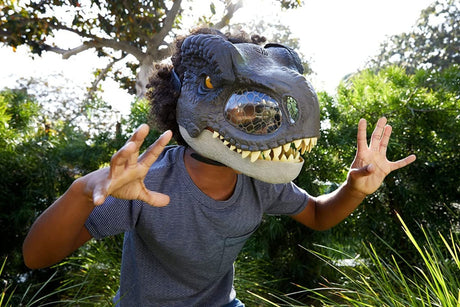 Máscara Interactiva Muerde Y Ruge De T-rex Mattel Gwd71