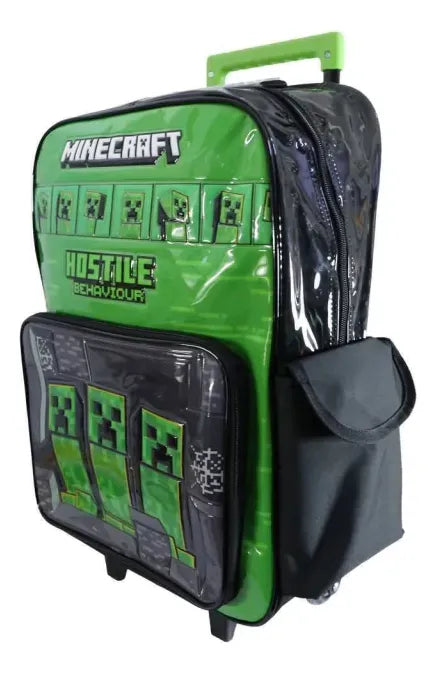Cresko Mochila Carro Minecraft Up 18P MI219